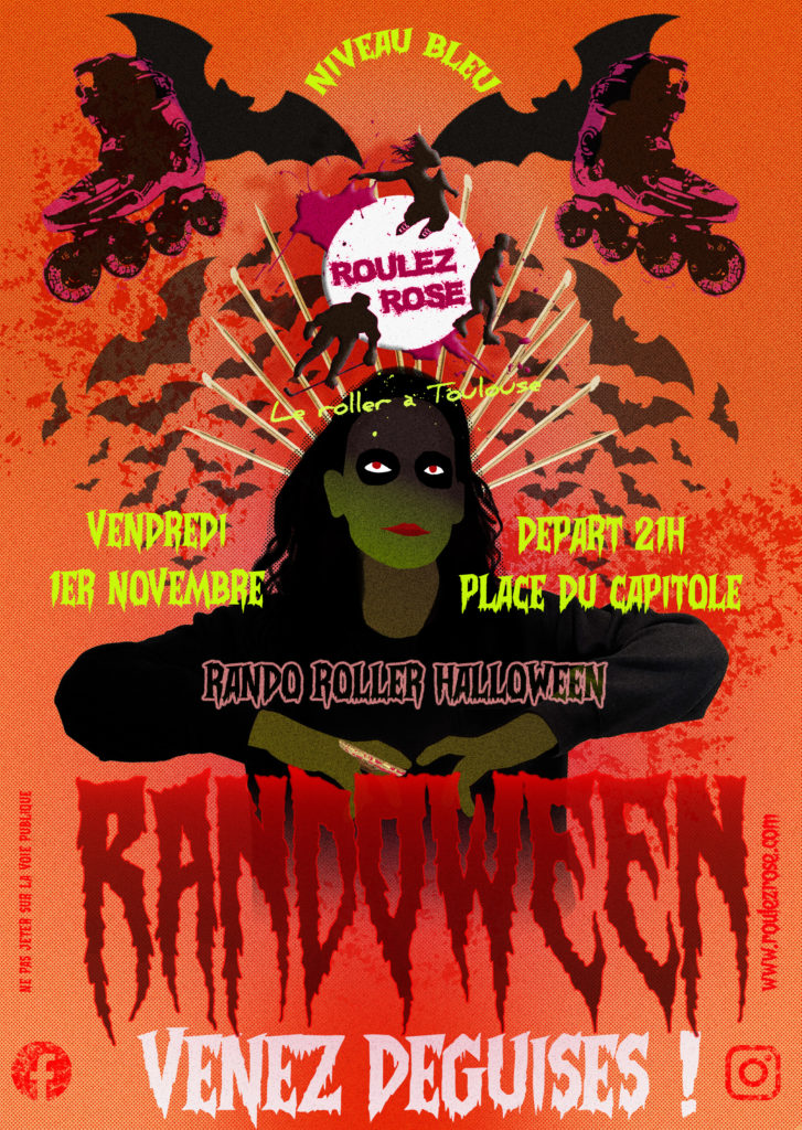 affiche randonnée Halloween