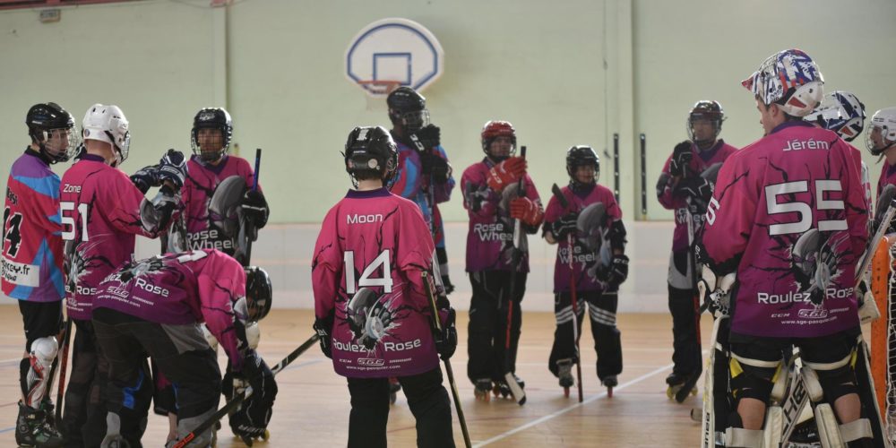 RoseWheel en match. Règles du roller-hockey.